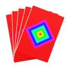 Brian Bula Diamond Rainbow Playing Cards Psychedelic Diamond Rainbow Poker Cards view 1