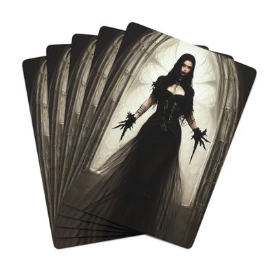 Brian Bula Gothic Playing Cards Art Halloween Scary Horror Poker Cards