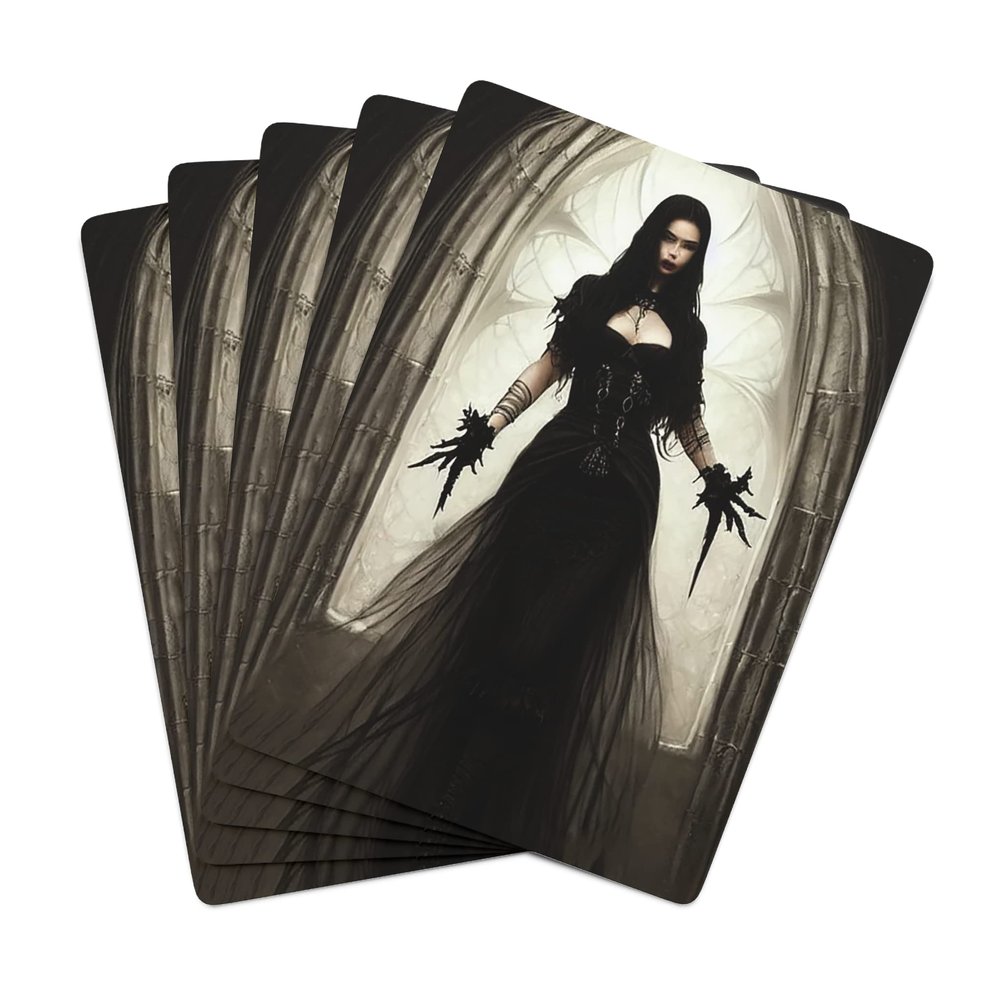 Brian Bula Gothic Playing Cards Art Halloween Scary Horror Poker Cards