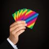 Brian Bula Rainbow Playing Cards Cool Rainbow Angled Poker Cards view 4