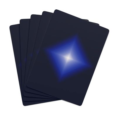 Brian Bula Diamond Blue Playing Cards Blue Art Poker Cards