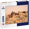 Noah Jigsaw Puzzle Three Wild Horses in The vast Utah Desert in The Western United States 1000 Pieces view 1