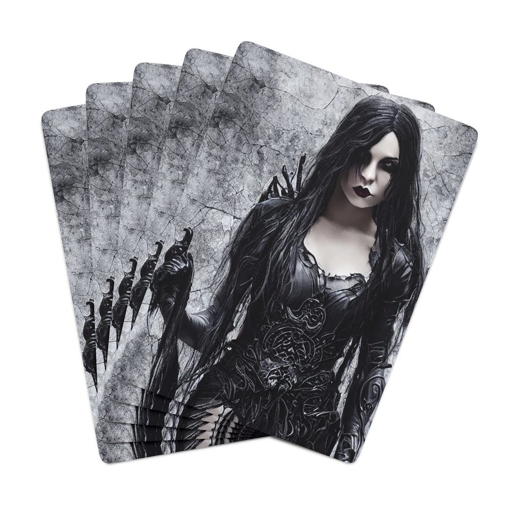 Brian Bula Witch Gothic Playing Cards Art Halloween Horror Scary Poker Cards