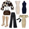 Eledoll CLOTHES Fashion Pack Boss Lady Beige Fur Coat Set New view 1