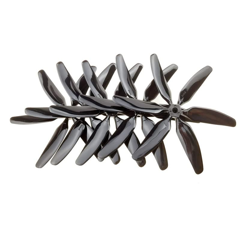 10pcs 504060 5x4x6 6-Blade Single Color CW CCW 5 inch Propellers Blade for FPV Quadcopter Racing RC Drones Frame Kit (5 Pair)