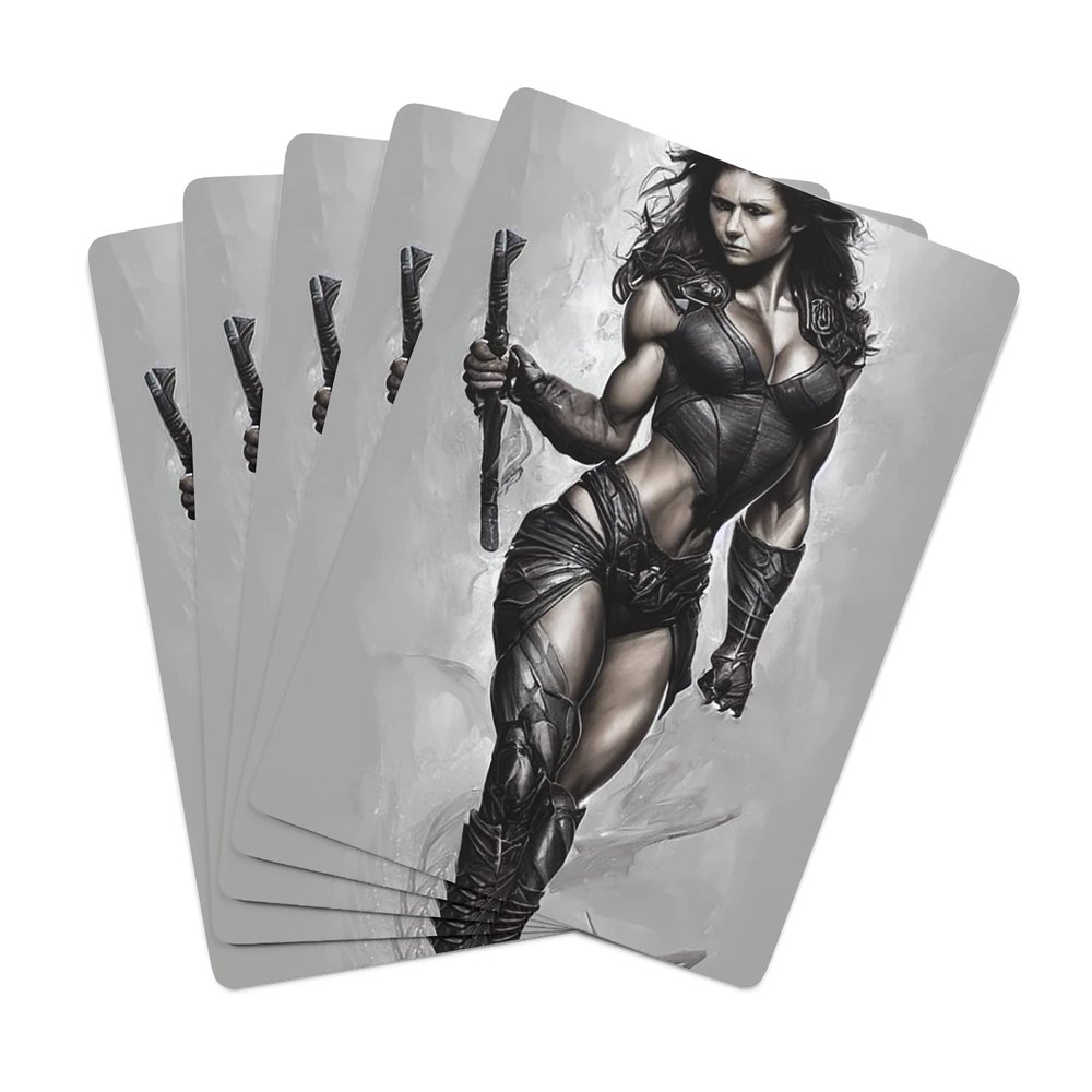 Brian Bula Muscular Gothic Playing Cards Art Halloween Scary Horror Adult Poker Cards