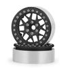 2.2" Beadlock Wheel Rims 25mm Width Metal Wheel Hub for Axial Wraith 90018 1/10 RC Crawler Car Wheel Tires Parts ( Color : 2PCS ) view 1