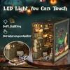 Cutefun Book Nook Kit, DIY Miniature Dollhouse Booknook for Adults, 3D Wooden Puzzle Bookend Bookshelf Insert Decor with LED Light, Gift for Craft Lovers (Magic Pharmacist) view 4