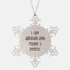Juggling Gifts for Friends, I Like Juggling and Maybe 3 People., Epic Juggling Snowflake Ornament, from view 1
