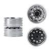 Rear Wheel Rim Aluminum Alloy 10 Spokes Wheel Hub for 1/14 Tamiya RC Trailer Tractor Truck Car Wheel Tires Upgrade Parts ( Color : 1PCS ) view 4