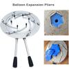DOZPAL DIY Balloon Stuffer Kit, 35cm Balloon Stuffing Machine for Filling Plush Toys Balloon Bouquets, Clear Balloon Stuffing Tool for Party Wedding Decoration,B view 4