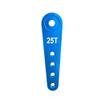 KRYDN 10PCS Aluminum 37mm 25T/24T/23T Metal Extension Steering Servo Arm Horn for 1/10 Scale Models RC Cars Crawler Parts ( Color : 25T Blue 10PCS ) view 1