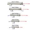 1PC High Hardness Telescopic Universal Transmission Shaft Cardan Shaft Iron Driving Shaft for RC 1/10 Models SCX10 AXIAL Crawler ( Color : 110-155mm 5-5 ) view 2
