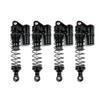 Full Metal RC Piggyback Shock Absorber Hole to Hole 90mm for 1/10 RC Crawler Car TRX-4 TRX4 Axial SCX10 90046 D90 KM2 Y05 ( Color : 2PCS Black ) view 3
