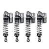 Full Metal RC Piggyback Shock Absorber Hole to Hole 90mm for 1/10 RC Crawler Car TRX-4 TRX4 Axial SCX10 90046 D90 KM2 Y05 ( Color : 2PCS Black ) view 4