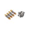 1/28 284131 K979 K989 K999 RC Car Spare Parts, a Set of Metal Upgrade Shock Absorbers, Three-Color Modified Parts ( Color : Red ) view 3