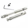 1PC High Hardness Telescopic Universal Transmission Shaft Cardan Shaft Iron Driving Shaft for RC 1/10 Models SCX10 AXIAL Crawler ( Color : 90-115mm 5-5 ) view 1