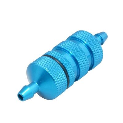 KRYDN Aluminum Alloy Fuel Filter Nitro Engine Parts 80118 Fuel Tank Spare Parts for HSP 1/8 RC Model Car Redcat Himoto HPI ( Color : Blue )