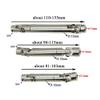 1PC High Hardness Telescopic Universal Transmission Shaft Cardan Shaft Iron Driving Shaft for RC 1/10 Models SCX10 AXIAL Crawler ( Color : 81-103mm 5-5 ) view 3