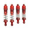 4 Pcs Aluminum Metal Front&Rear Shock Absorbers Damper For WLtoy 104001 1/10 RC Car Spare Parts Upgrade (Color : Blue) view 2
