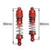 4 Pcs Aluminum Metal Front&Rear Shock Absorbers Damper For WLtoy 104001 1/10 RC Car Spare Parts Upgrade (Color : Blue) view 3