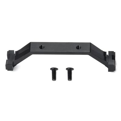 RC Car Front Rear Lower Shock Mount Brace Aluminum Chassis Mount for 1/10 Axial SCX10 II 90046 90047 Upgrade Parts (Color : Front Mount)