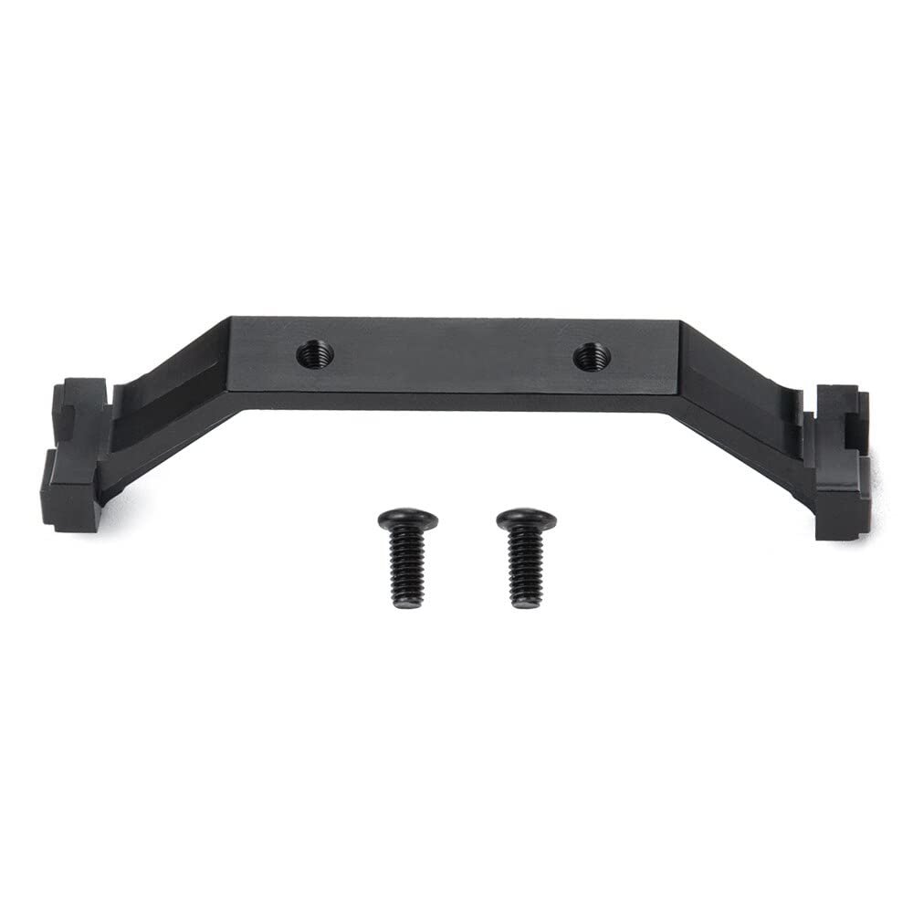 RC Car Front Rear Lower Shock Mount Brace Aluminum Chassis Mount for 1/10 Axial SCX10 II 90046 90047 Upgrade Parts (Color : Front Mount)