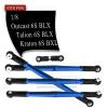 Rcarmumb RC Aluminum Turnbuckles Upgrades Part for 1/8 Kraton 6S BLX Outcast 6S BLX Talion 6S BLX,5PCS Alloy Aluminum Turnbuckles Set Upgrades Part,Navy Blue view 2