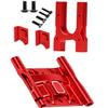 Rcarmumb Center Diff Mount Upgrades Part for 1/8 Kraton/Notorious/Outcast/Talion/Typhon,1/7 Felony/Infraction/Fireteam/Mojave/Limitless RC,Aluminum Center Differential Cover Mount,ARA320499,Red view 1