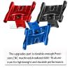 Rcarmumb Center Diff Mount Upgrades Part for 1/8 Kraton/Notorious/Outcast/Talion/Typhon,1/7 Felony/Infraction/Fireteam/Mojave/Limitless RC,Aluminum Center Differential Cover Mount,ARA320499,Red view 3