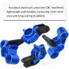 RCarmumb RC Upgrades Part for 1/8 Typhon/Talion 6S BLX,1/7 Felony/Mojave/Infraction/Limitless 6S BLX,Alloy Front Knuckles Steering Blocks &Rear Hub Stub Axle Carriers,Navy Blue view 3