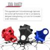 Rcarmumb Alloy Differential Yoke Diff Cover Case Upgrades for 1/10 Granite/Senton/Vorteks/Big Rock 3S BLX &Mega550,1/10 Outcast/Kraton 4S BLX 4WD,1/8 Vendetta/Typhon 3s blx&Mega550,Navy Blue view 4