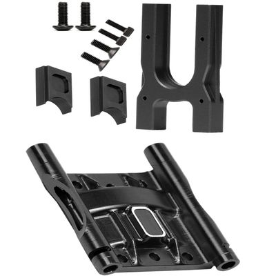 Rcarmumb Center Diff Mount Upgrades Part for 1/8 Kraton/Notorious/Outcast/Talion/Typhon,1/7 Felony/Infraction/Fireteam/Mojave/Limitless RC,Aluminum Center Differential Cover Mount,Black