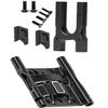 Rcarmumb Center Diff Mount Upgrades Part for 1/8 Kraton/Notorious/Outcast/Talion/Typhon,1/7 Felony/Infraction/Fireteam/Mojave/Limitless RC,Aluminum Center Differential Cover Mount,Black view 1