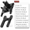 Rcarmumb Center Diff Mount Upgrades Part for 1/8 Kraton/Notorious/Outcast/Talion/Typhon,1/7 Felony/Infraction/Fireteam/Mojave/Limitless RC,Aluminum Center Differential Cover Mount,Black view 2