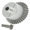 Rcarmumb Steel 37T Main Gear & Differential Case & Input Gear 13T Upgrades Part for 1/10 Granite/Senton/Vorteks/Big Rock 3S BLX,1/10 Outcast/Kraton 4S BLX 4WD,1/8 Vendetta/Typhon 3s blx,Silver view 1