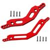 RCarmumb RC Upgrades Part for 1/10 Big Rock 3S BLX,Granite/Senton 3S BLX(Mega550),1/8 Typhon 3S BLX(Mega550), Alloy Front Rear Shock Tower Hops up,Red view 1