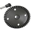 Rcarmumb Main Diff Gear 43T & Main Input Gear 10T Upgrades Part for 1/8 Kraton/Notorious/Outcast/Talion 6S BLX,1/7 Fireteam/Mojave 6S BLX 4WD,Steel RC Gear Hop Ups,Black,ARA310980,ARA310979 view 1