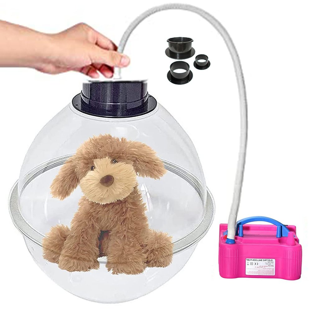 DOZPAL Balloon Stuffer Machine with Inflatable Pump Kit for Stuffing Filling Plush Toys Balloon Bouquets, Balloon Packaging Machine for DIY Gifts Decoration
