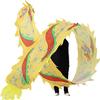 NOBRIM Dragon Dance Practice Ribbon Streamer Silk Dragon Dance Ribbon Streamer, 3D Colorful Dragon Silk Flowy Spinning & Shaking Poi Outdoor Playing view 1