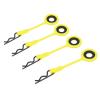 RC Car Shell Body Clip,4PCS Silicone and Iron RC Body Clip for 1/10 Model Car (Yellow) view 1