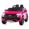 Costzon Ride on Car, 12V Licensed Chevrolet Tahoe Battery Powered Electric Vehicle w/ 2.4G Remote Control, High/Low Speed, Music, Lights, MP3/USB/FM, Spring Suspension, Electric SUV for Kids (Pink) view 1
