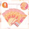 6 Pcs Two Groovy Party Plastic Tablecloths Groovy Retro Hippie Boho Party Decorations Rainbow Daisy Flower Rectangle Disposable Table Cover for Girls Star Groovy Daisy Birthday Party Supplies (6) view 2