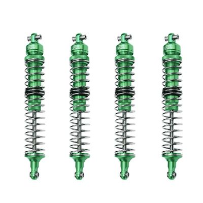 Aluminum Upgrade Combo Set B (Front+Rear Spring Dampers 130mm) For Losi 1:8 LMT 4WD Solid Axle Monster Truck LOS04022 / Mega Truck Brushless LOS04024 / LMT Grave Digger/Sonuva Digger LOS04021 - Green