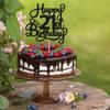 1 Pack Happy 21st Birthday Cake Topper Black Glitter 21 & Fabulous Cheers to 21 Years Old Birthday Cake Pick for Celebrating 21st Birthday Anniversary Party Cake Decorations Supplies view 4
