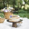 1 Pack Happy 18th Birthday Cake Topper Glitter Number 18 Eighteen Years Old Birthday Cake Pick Decoration for 18th Birthday Celebrating Anniversary Party Supplies Gold view 4