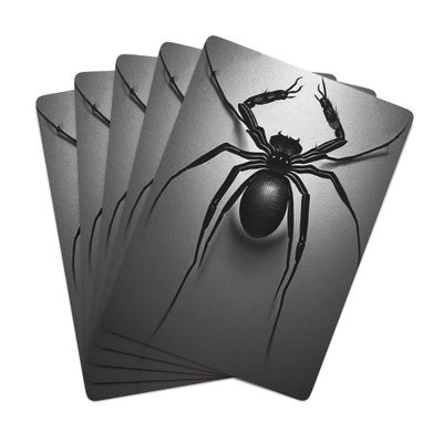 Brian Bula Spider Playing Cards Spider Solitaire Halloween Scary Horror Poker Cards