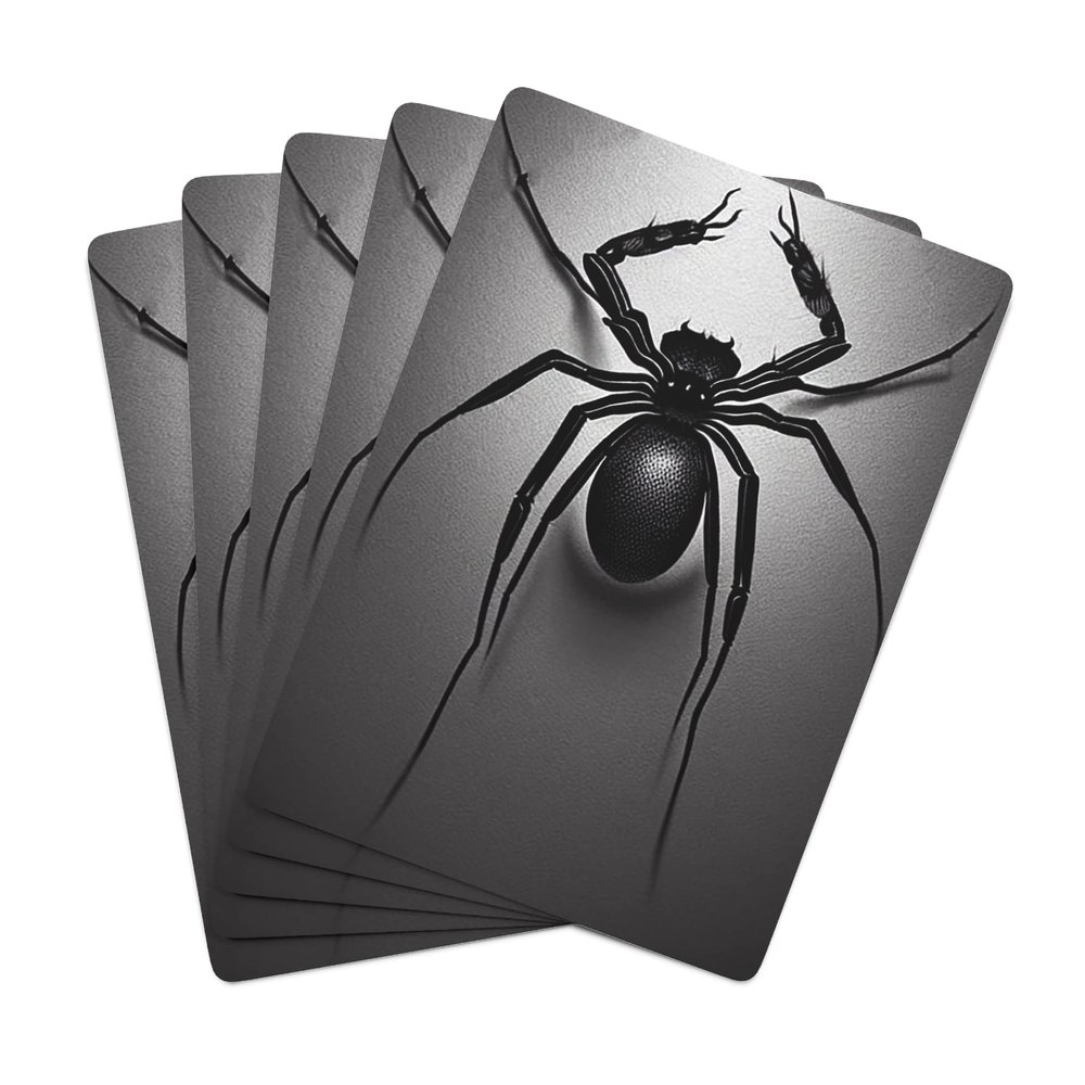 Brian Bula Spider Playing Cards Spider Solitaire Halloween Scary Horror Poker Cards