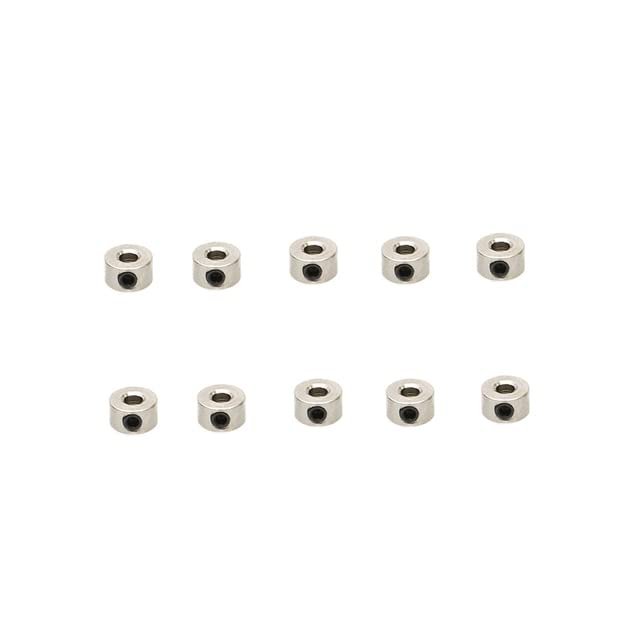KRYDN 10PCS Metal Bushing Wheel Lock Card Holder Stainless Steel Small Shaft Sleeve Fixed Fastening Handmade for RC DIY Model Parts ( Color : Inner Dia 2.55mm )