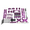 KRYDN Compatible with WLtoys RC Car 144001 124019 General Metal Upgrade and Modification Parts, Vulnerable Modification Kits 14-Piece Set ( Color : Purple ) view 1